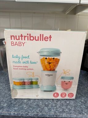 Nutribullet Baby Food Maker in Mint — Complete Baby Food System